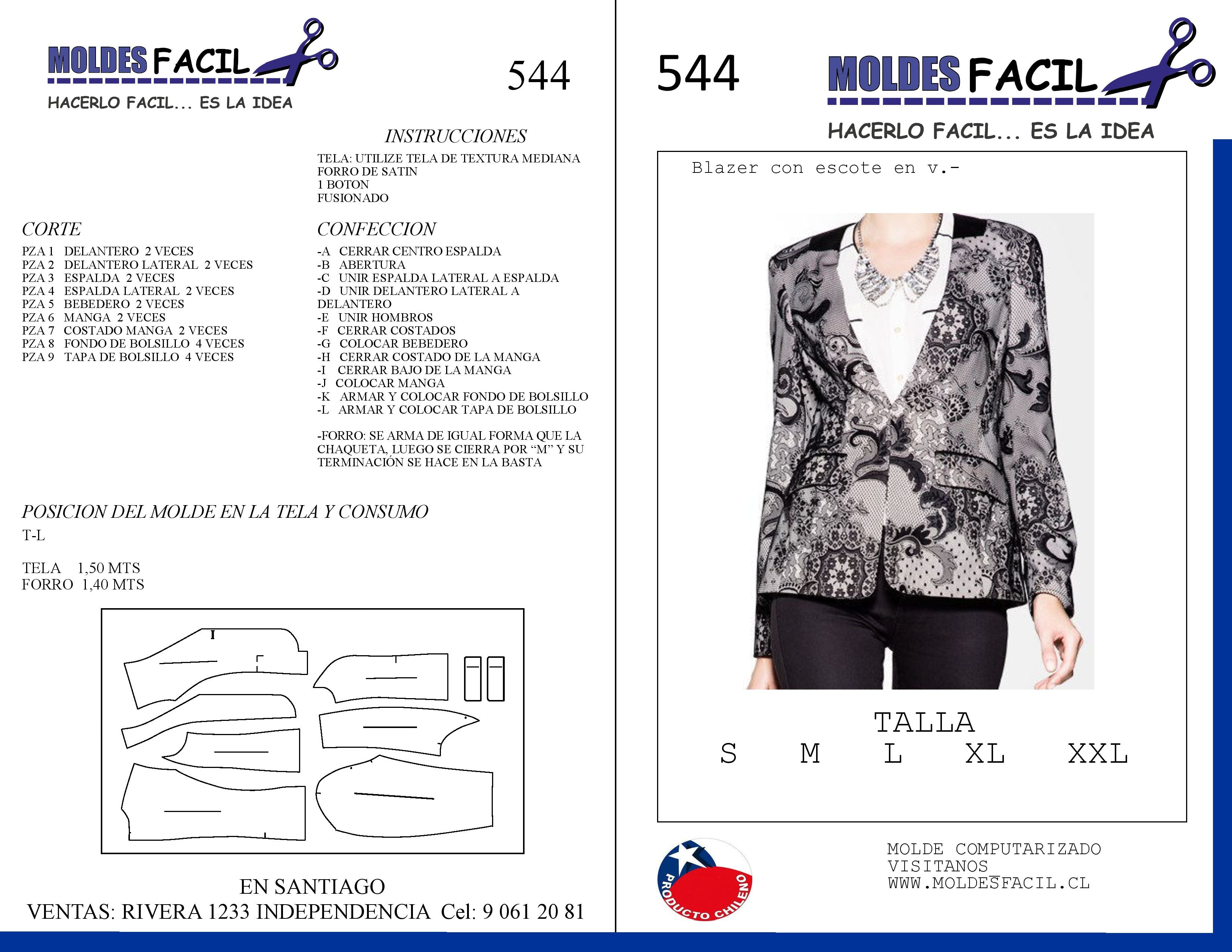 Blazer estampado